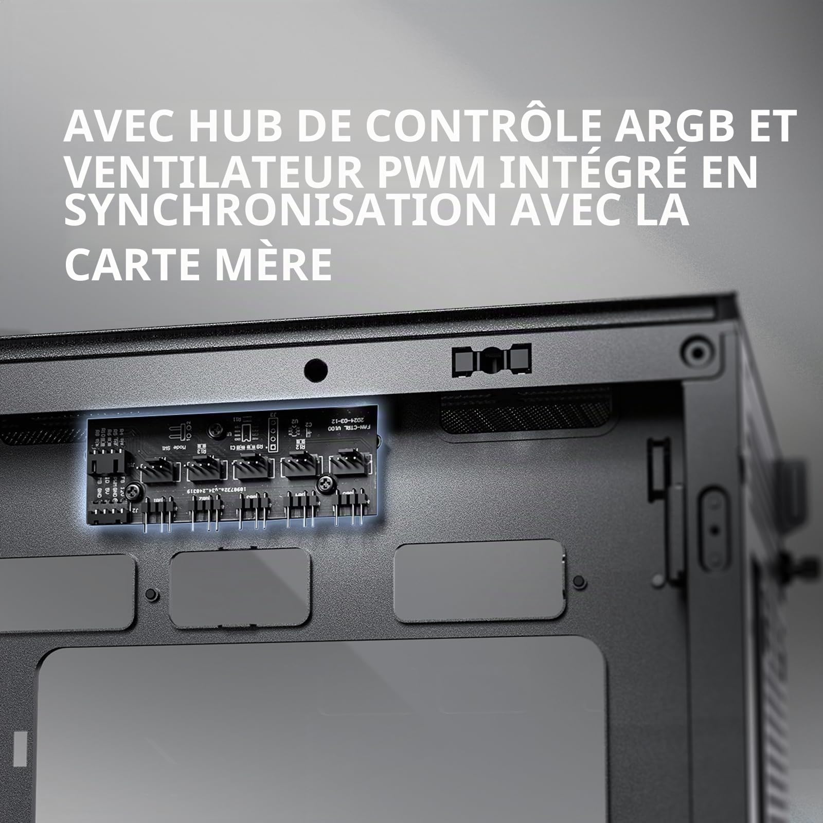 ANTEC Flux Boîtier PC Tour midi Gaming ATX, Noir