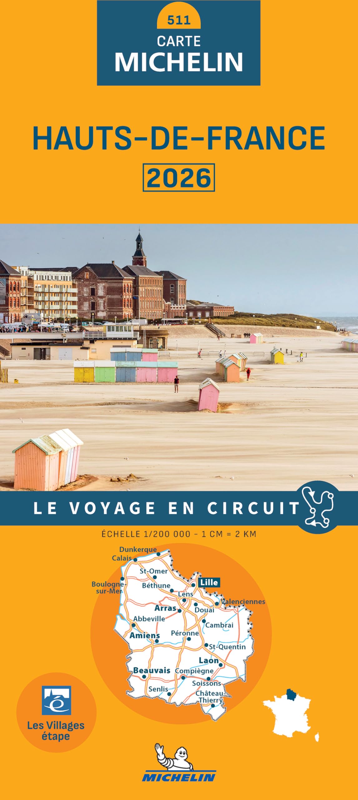 Hauts-de-France: le voyage en circuit (Michelin régional, 511)