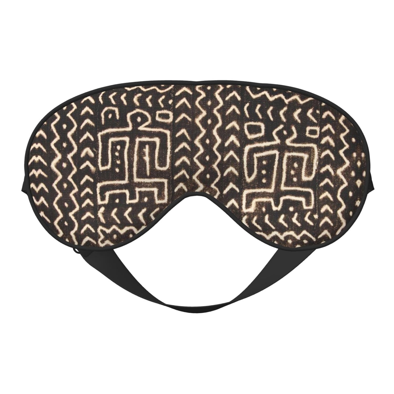 Mud Cloth Designs Blackout Sleep Eye Mask Sleeping Mask for Women Men Sleeping Travel Yoga Naps