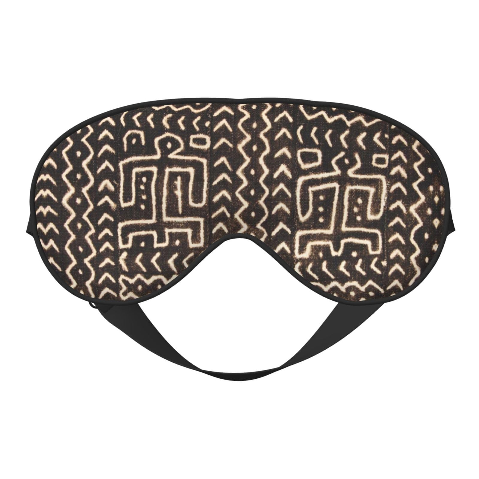Mud Cloth Designs Blackout Sleep Eye Mask Sleeping Mask for Women Men Sleeping Travel Yoga Naps