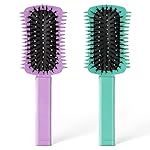 Curly Hair Brush 2 Pack, Volume Curl Defining Brush for Effortlessly Detangling Shaping and Styling Women\'s Curls, Reduce Pulling