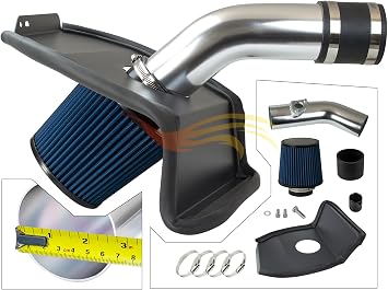 RSG Heat Shield Intake Kit BLUE Compatible For 2015-2020 Subaru WRX STi 2.5L Turbo