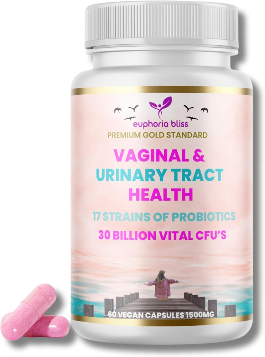 Vaginal Probiotics for Women pH Balance Prebiotics & Probiotic Blend