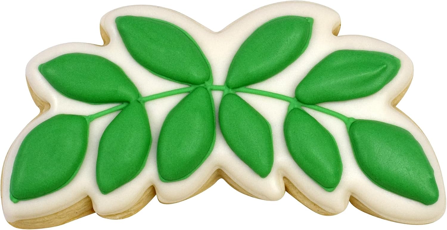 R&M Eucalyptus Leaf 4" Tinplated Cookie Cutter image 5