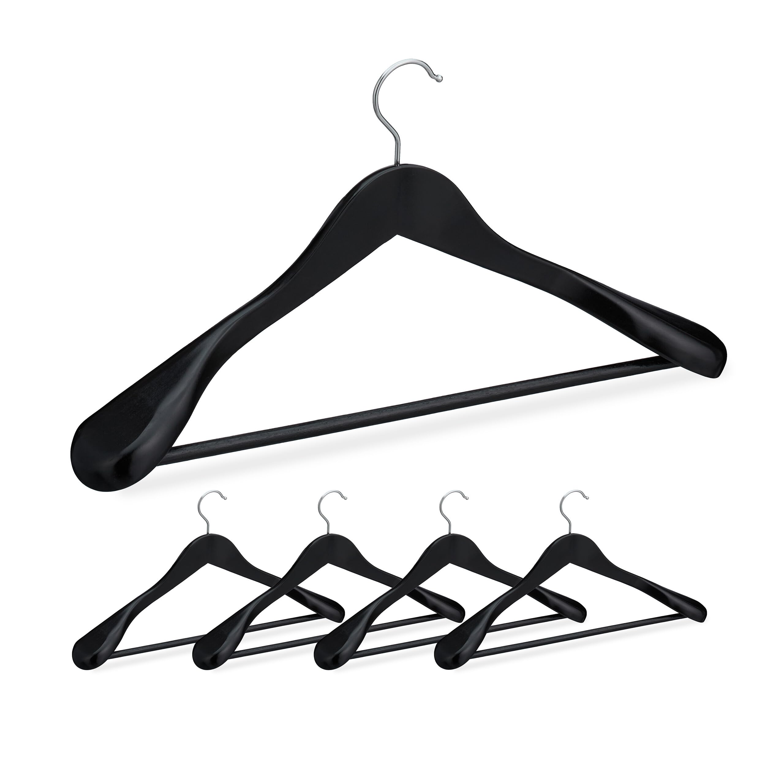 Cintres Vêtements Plastique Cintres Plastique Rouge - Lot De 50 - Crochet Rotatif 360° - 33 Cm - Fabriqué En Allemagne Organisation Penderie