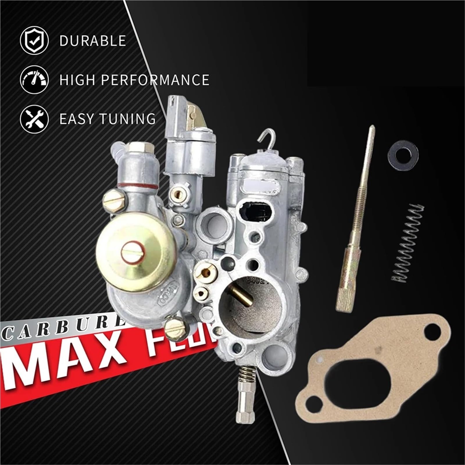 Carburatore Moto Adatto per PX150 125 20MM 24MM Carb Adatto per Spaco Adatto per Vespa 24 20 Mm P 1051 Si 20-20D Adatto per LML 3 24-24D Orado NV3 Kit carburatore(24MM)