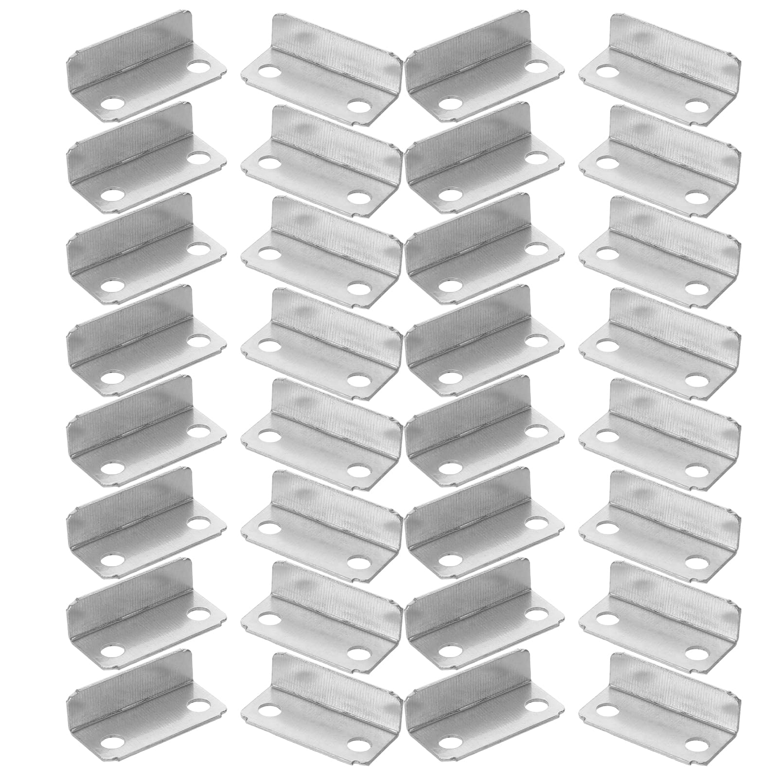 Plaques de gâche en métal à angle droit Lot de 200 pour sécuriser les tiroirs de bureau