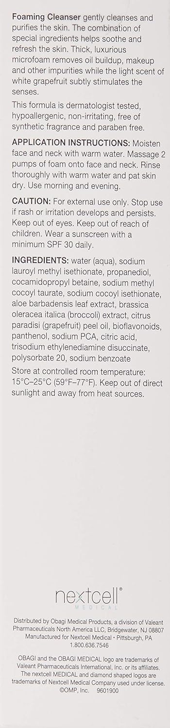 Obagi Medical SUZANOBAGIMD Foaming Cleanser, 6.7 fl oz.