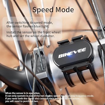 Wireless Speed and Cadence Sensor Bluetooth ANT+ Cycling RPM Sensor for Road Bikes Spin Bikes Trainers Indoor Outdoor Sports Cycling Computers