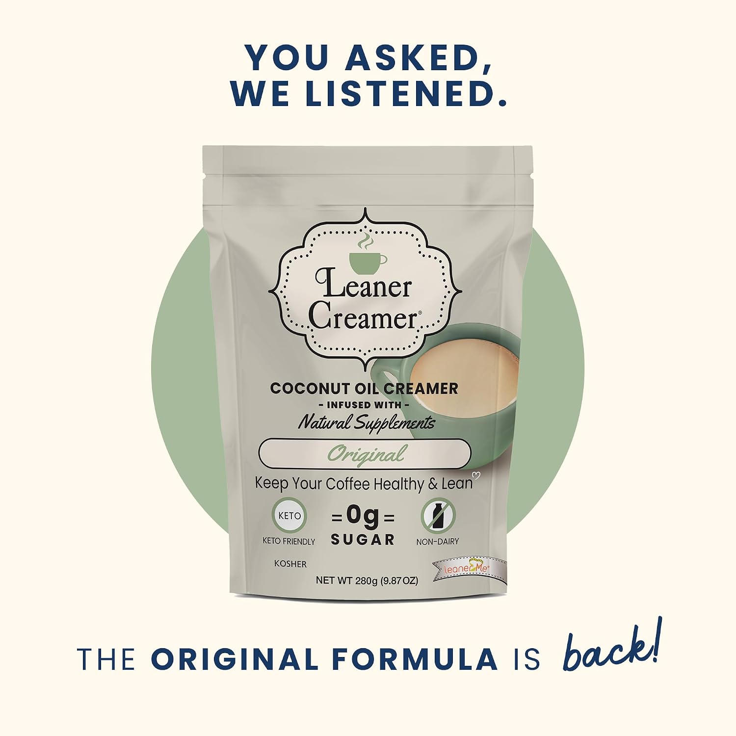 The Legacy Formula Coffee Creamer, Original Flavor, 140 Servings image 3