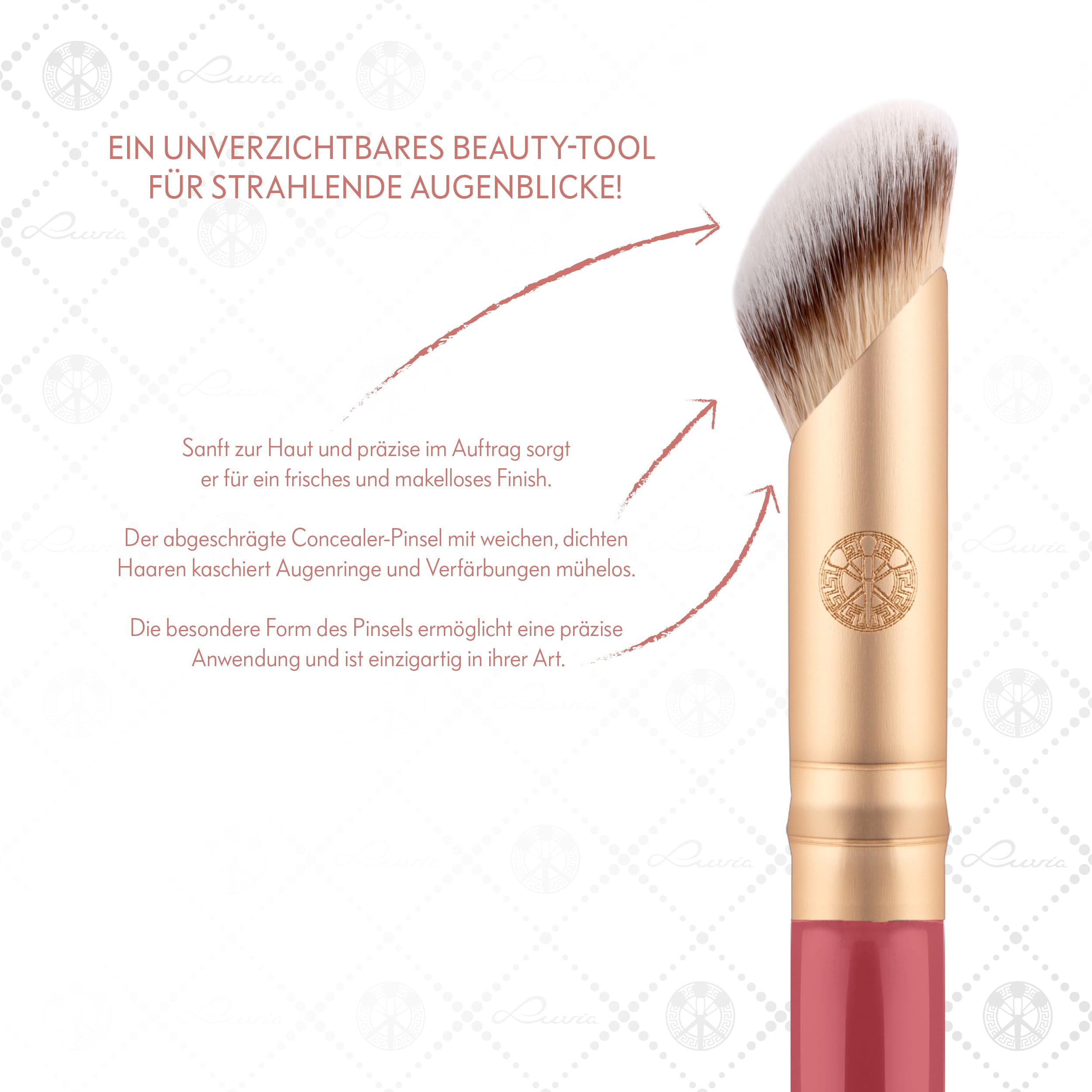 Luvia 14-teiliges Make-up Pinselset - Veganes Kosmetikpinsel Set mit XL Puderpinsel, Schwamm & Blender - Ideal für Anfänger & Profis - Hochwertige Schminkpinsel für Perfektes Make-up
