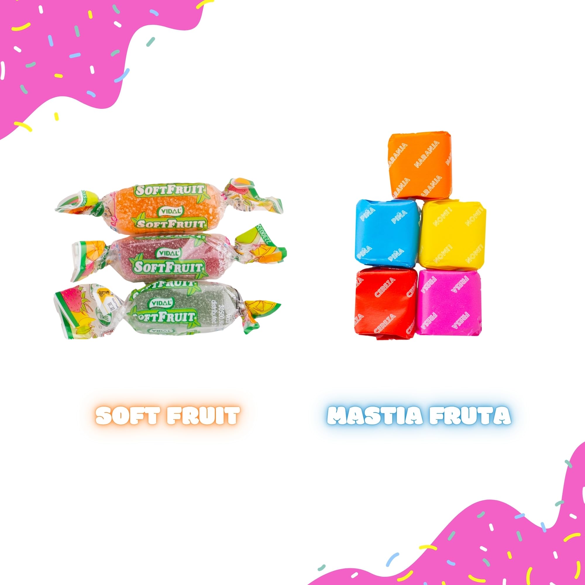 Gimura - Mega Pack 150 Bonbons et Friandises pour Pinata et Anniversaire - 10 Sachets Cadeaux Inclus - Sans Gluten - Emballés Individuellement