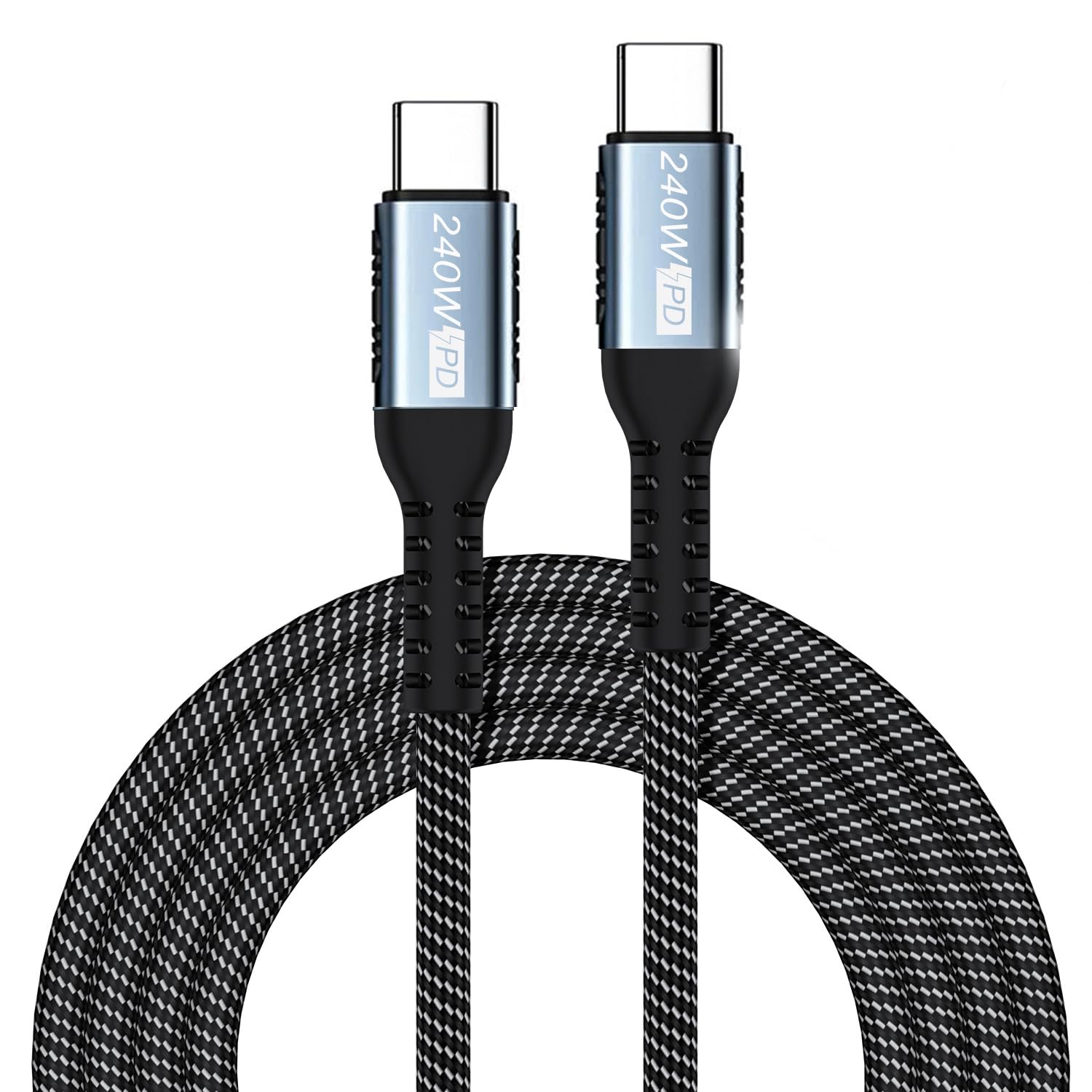 USB-C Cable 1M 240W, Fast Charging Type-C Cable 1M 5A, 480 Mbps Data Transfer, C To C Super Fast Charging Cable 1m Compatible with Samsung, S24ultra/S23/S22, 16 Pro max/16Pro, Mackbook and ipad etc,