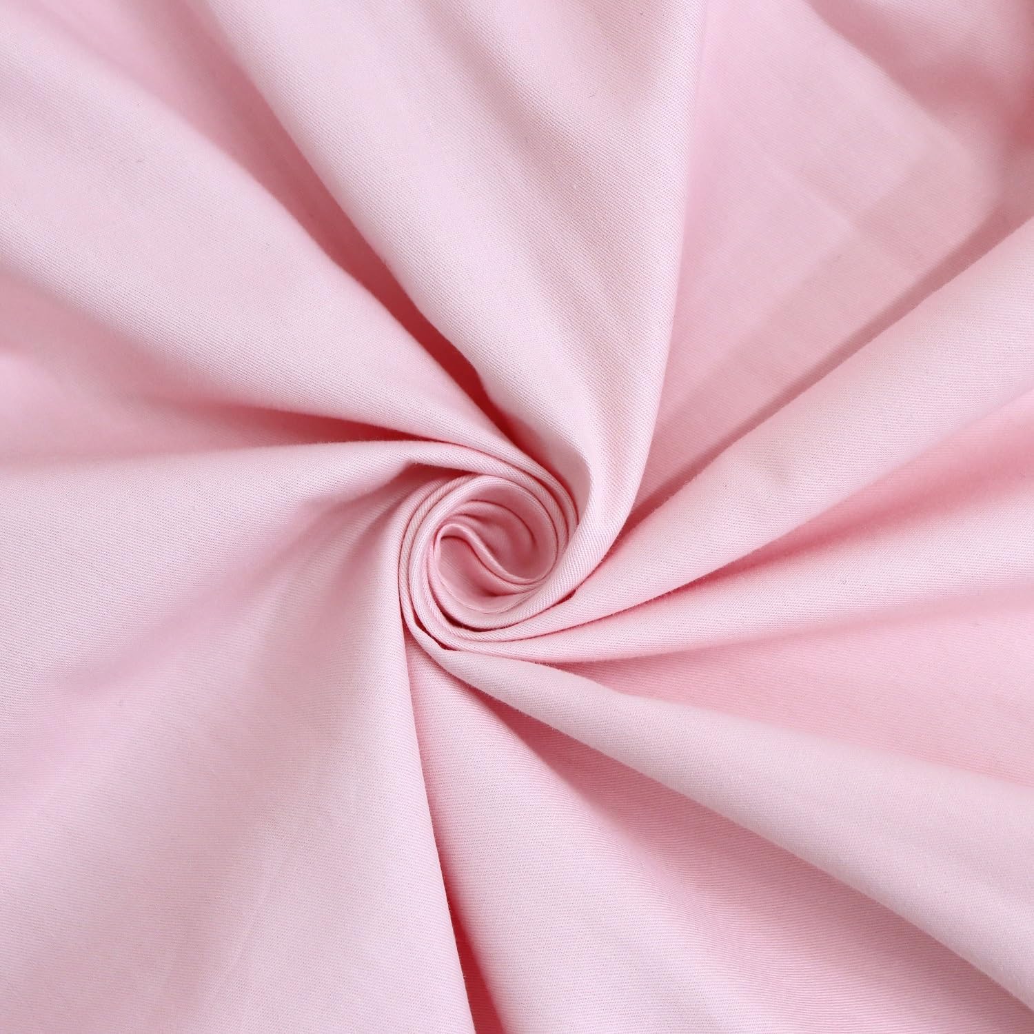 Lemfux Ruffle Throw Pillow Covers Set of 2, Washed Cotton Farmhouse Decorative Pillowcases, Shabby Chic Solid Cushion Covers for Couch Sofa Bed, 20x20 Inch, Pink