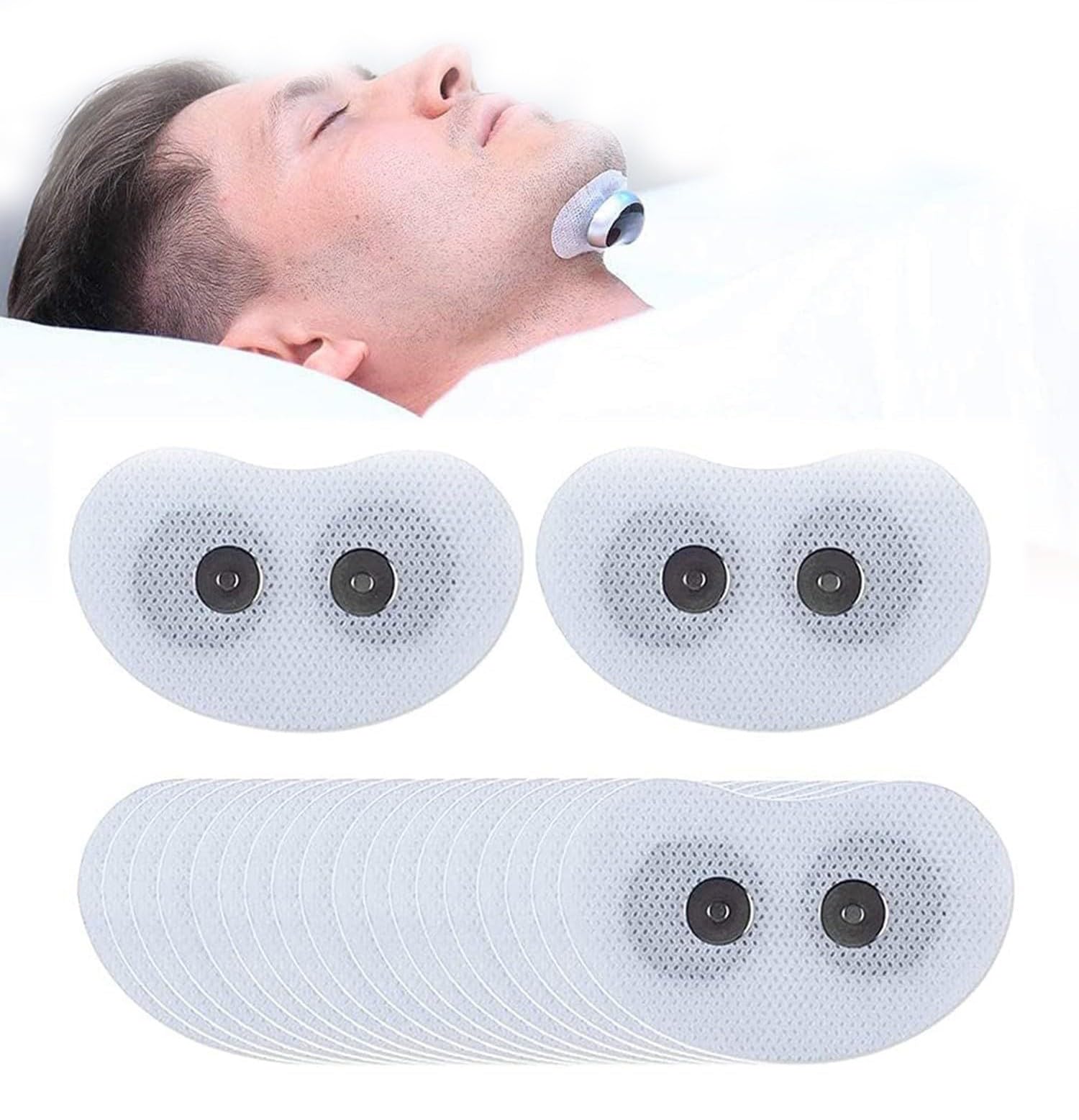 Schnarchstopper, Schnarchfrei Pro, Intelligentes Sleep Ease Anti-Schnarch-Gerät, Anti Schnarch, Magnetisches Sleepease-Gerät, Smart Sleep, Sleep Patches 60Pcs