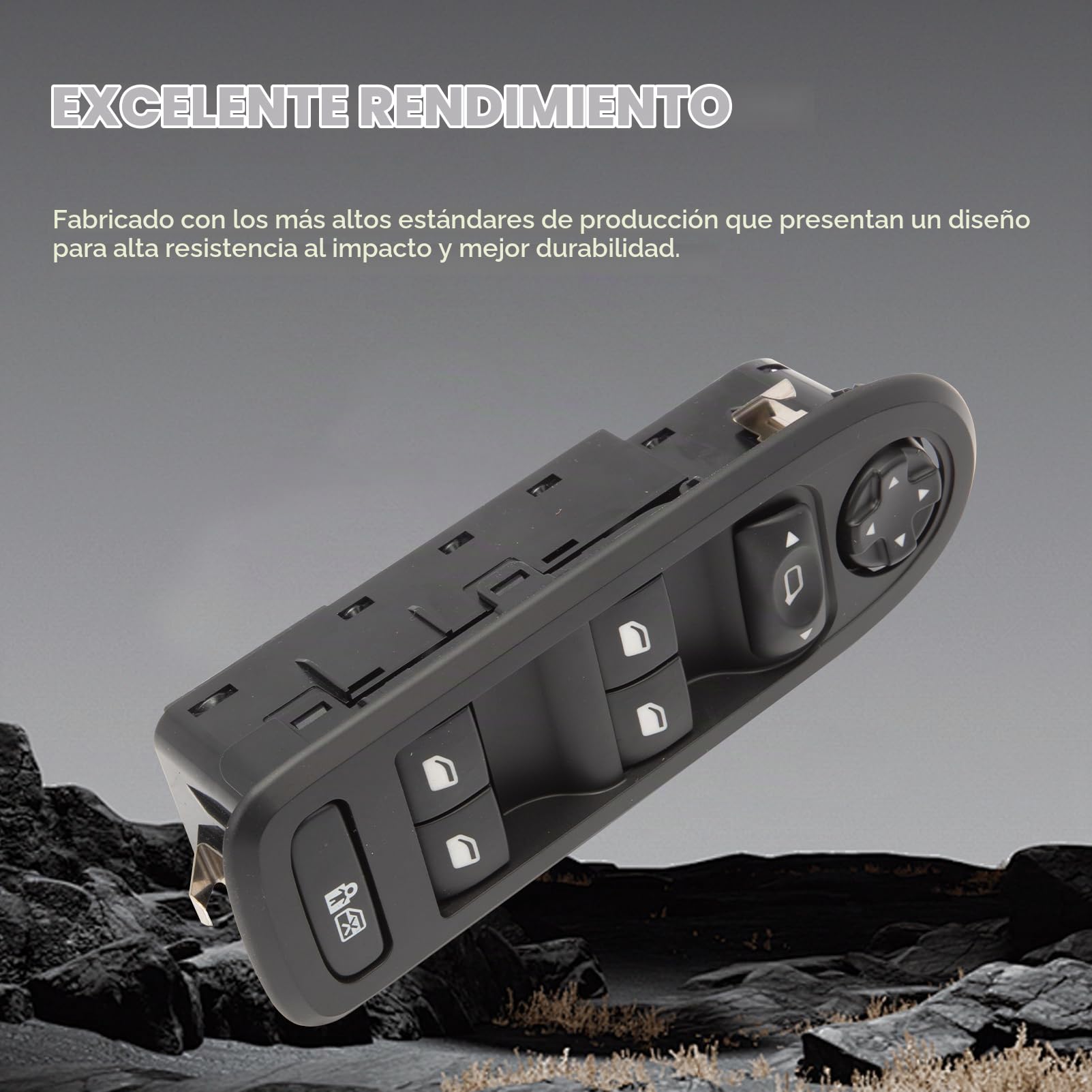Interruptores ventana per 308 508 C5 96644915 96644915XT 26pines | 26pines Interruptor Elevalunas eléctrico Sin función plegado espejo 6490.28