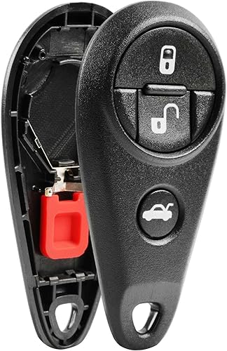 Funda y almohadilla para mando a distancia de entrada sin llave para Subaru 2006-2007 B9 Tribeca / Forester 2009-2010 / Impreza 2007-2009 / Legacy