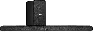Denon DHT-S517 Soundbar with Subwoofer, Bluetooth, Dolby Digital, Dolby Atmos, Sound Bar for TV, Dialogue Enhancer, HDMI ARC, Wall Mountable, Music Streaming, Including HDMI Cable