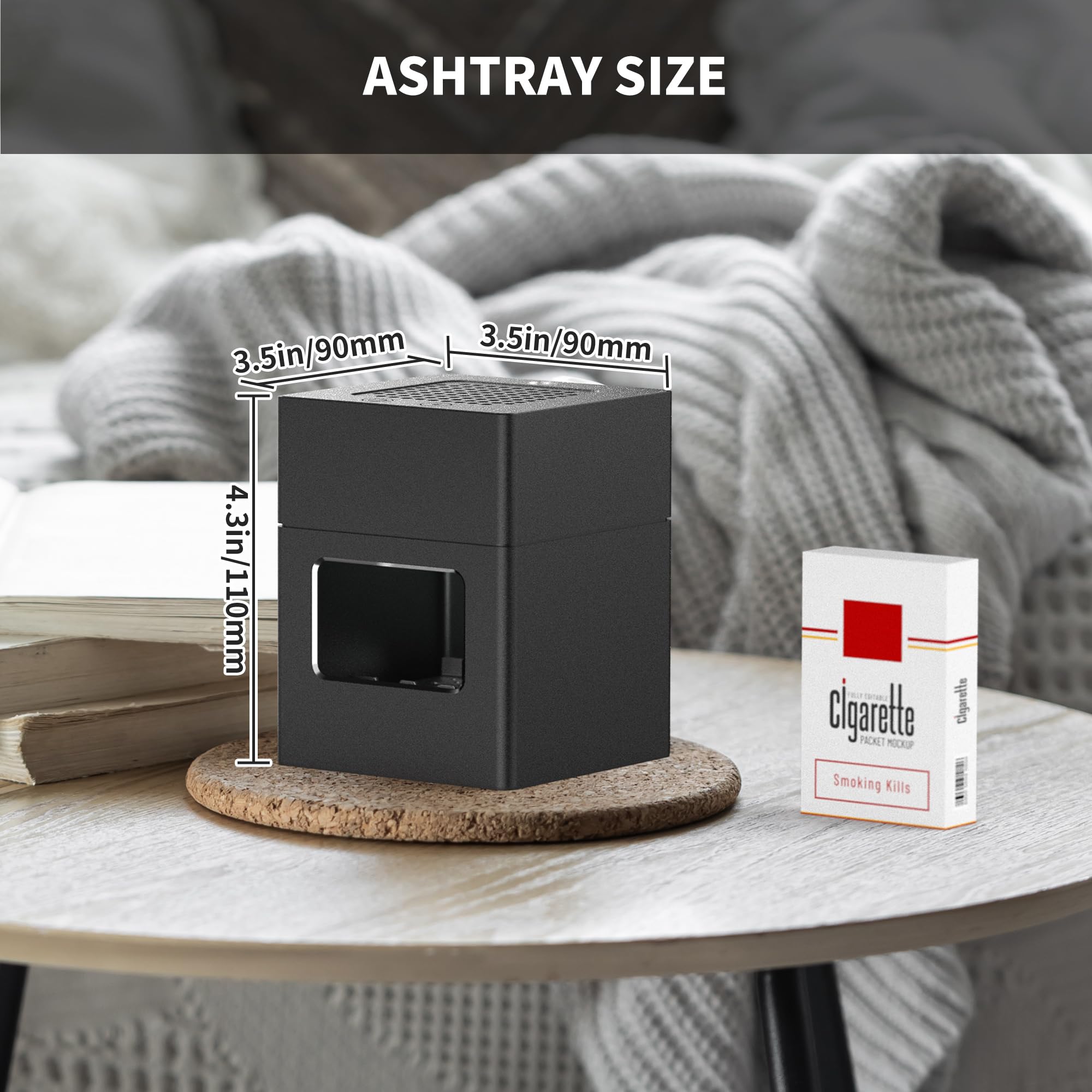 Amazon.com: Rechargeable Mini Ashtray with Lid,Detachable Ash tray
