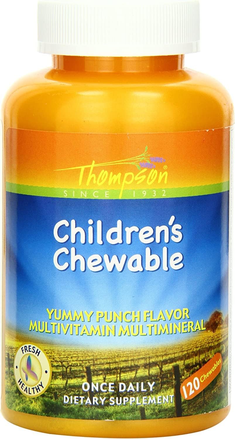 ThompsonChildren's Multi, Chewable, Punch (Btl-Plastic) 120ct