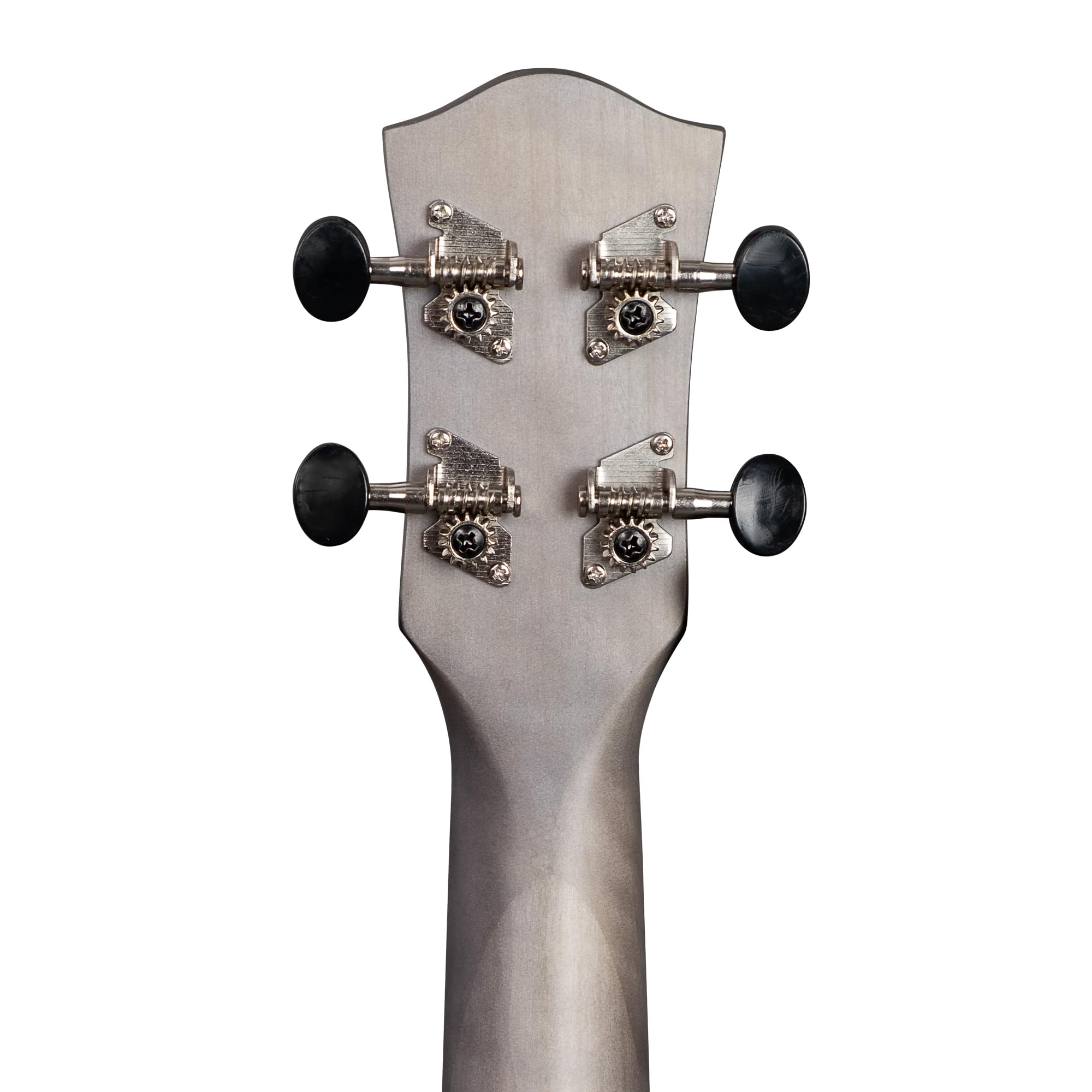 Concert - Ukulele in tiglio, con custodia, 3 plettri, colore: Nero