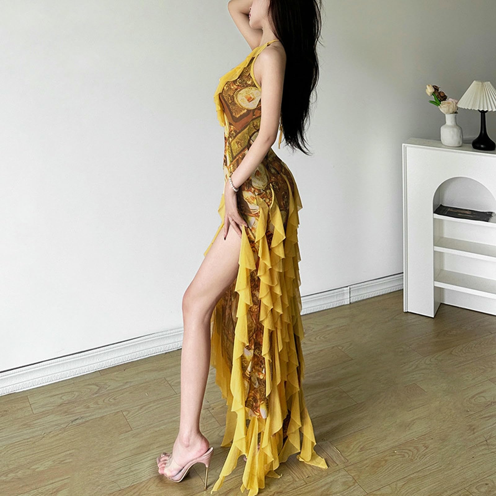 Sukienka damska na polowanie na letnią modę w stylu wakacyjnym Maxi Hot Girl w
