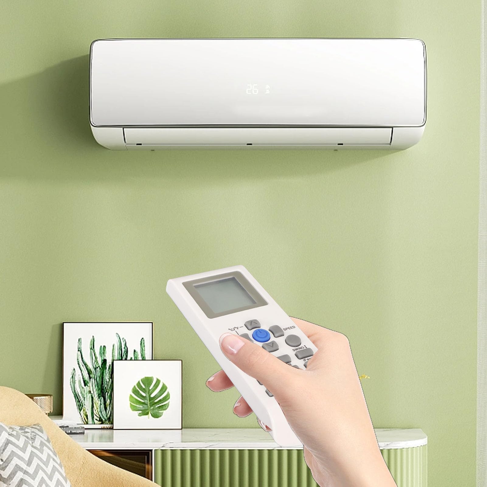 Télécommande de Remplacement pour Climatiseur EE Y512 Y502 – Compatible avec EE et Télécommande Facile à Utiliser pour Les Systèmes de Conditionnement EE