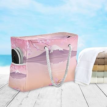 Amazon | お風呂バッグ 温泉バッグ 大きめ ビーチバッグ プール