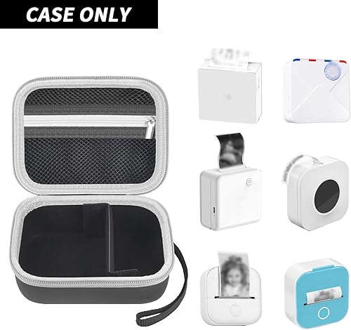 Miniatura 2 de Funda compatible con impresora fotográfica Phomemo M02T02M02SM02 proQ30SM02X sin tinta. Mini impresora portátil de almacenamiento para etiquetadora,
