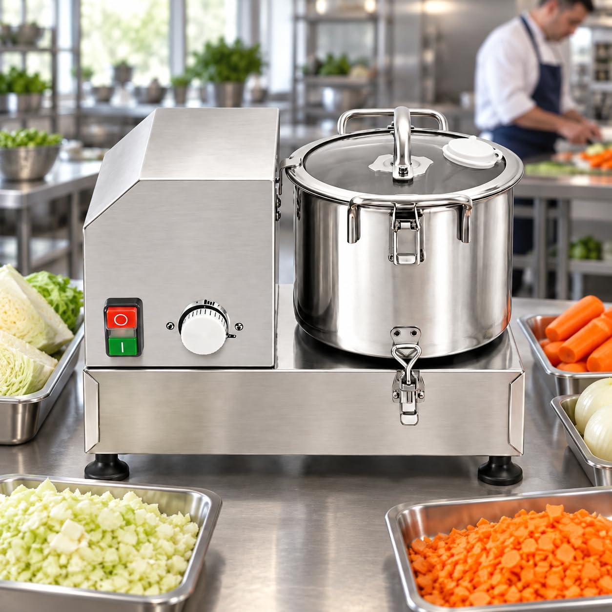 Tritatutto Elettrico, Robot da Cucina Elettrico Professionale 9l
