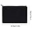 meekoo 16 Pack Canvas Blank Makeup Bags Plain Zipper Cosmetics Pouch Sublimation DIY Craft Multipurpose Toiletry Bag for Makeup Travel Cosmetic Pen Pencil Stationary Storage (L, Black)