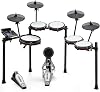 Alesis Nitro Max Kit Elektronik Davul Seti, Sessiz Mesh Ped, 10 İnç Çift Bölgeli Trampet, Bluetooth, Drumeo, USB MIDI, Tekme Pedalı, Davulcu Kulaklığı ile