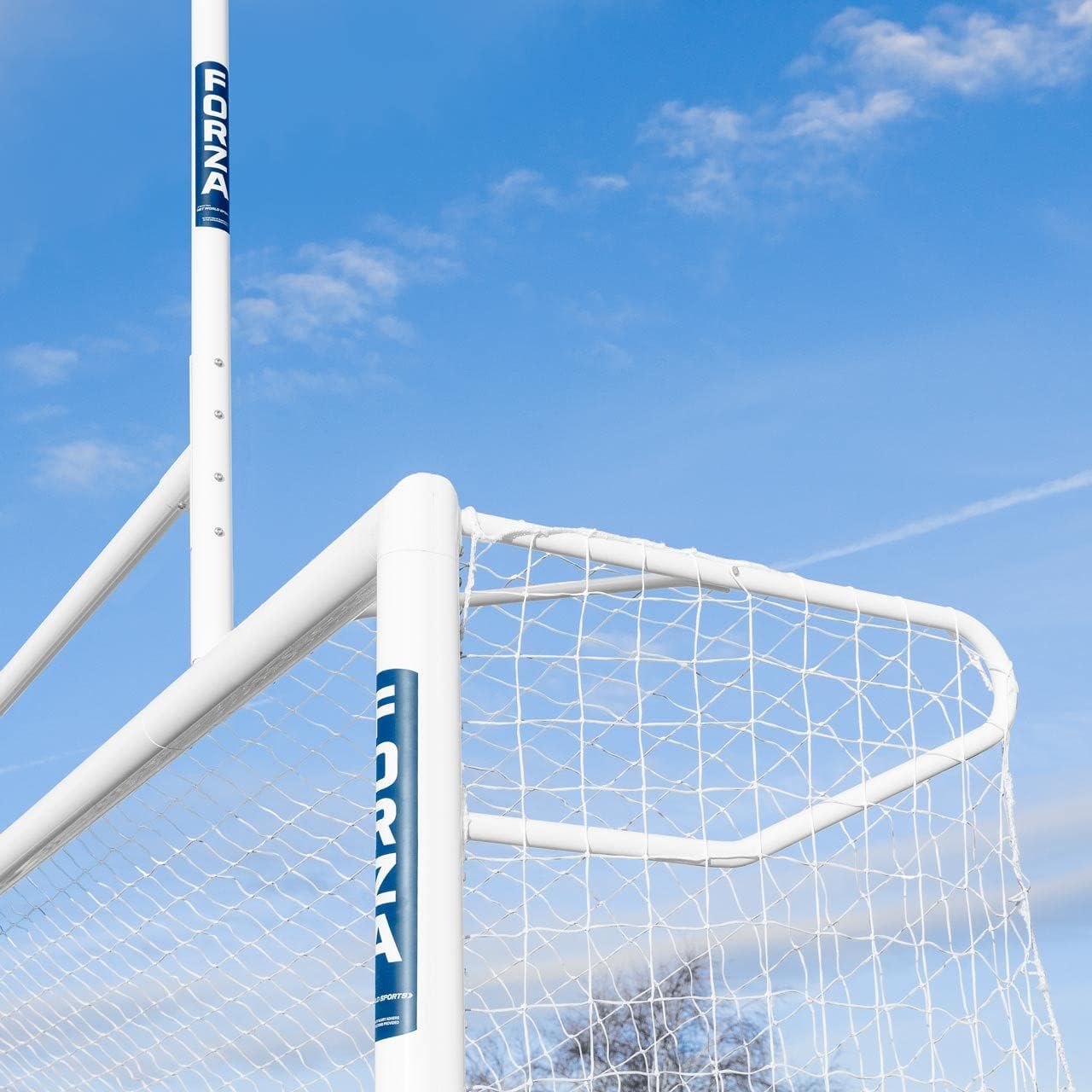 FORZA Alu110 Ultimate Aluminum Combi Goals for Football & Soccer | Freestanding or Socketed 2-in-1 Goal Posts