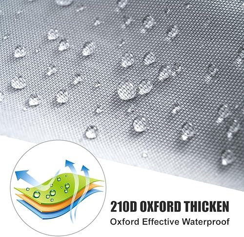 Miniatura 8 de Funda para kayak, resistente al agua, resistente a los rayos UV, para almacenamiento al aire libre, cubierta antipolvo, almacenamiento de canoa