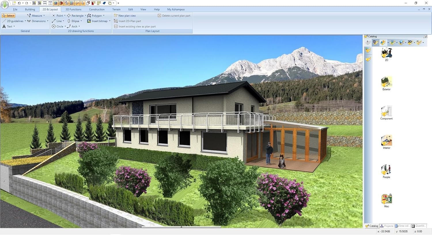 3D CAD 11 PRO - The professional CAD solution, from blueprints to interior design, Architecture for Win 11, 10