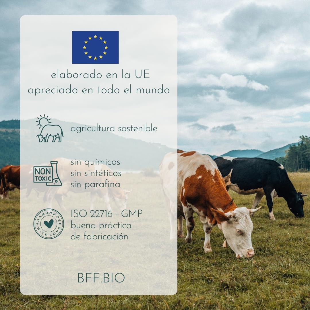 Bálsamo Hipoalergénico Pure Unscented Tallow 120 ml, bálsamo hidratante natural con sebo de vacuno grass‑fed para piel sensible y alérgica