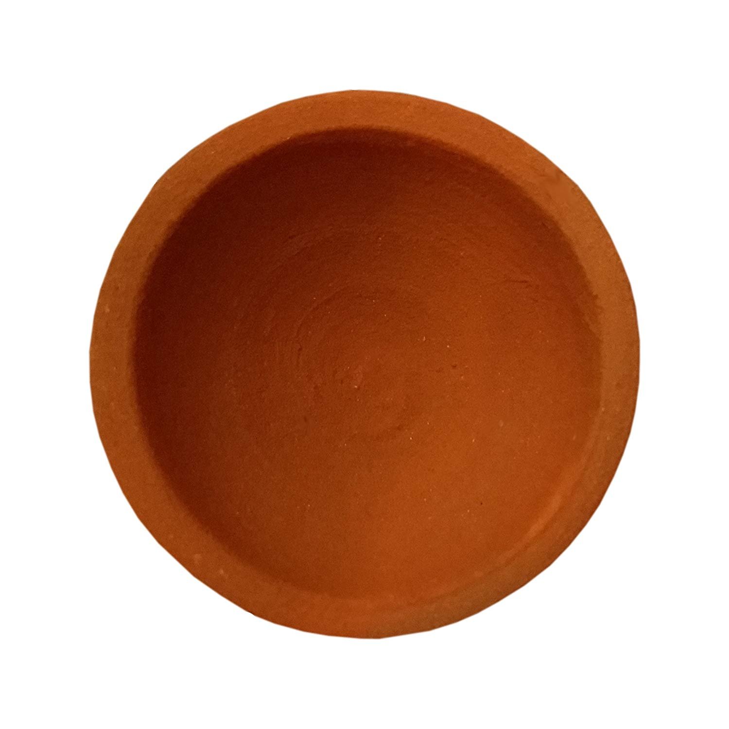 Handmade Mitti Ke Diye/Earthen Clay/Terracotta Decorative Diwali Tealight Oil Lamp for Pooja -110 Pieces