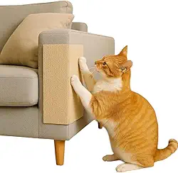 Arranhador Adesivo Para Gato Protetor Para Sofá Cama Carpete Premium Móveis Parede Tapete Para Gatos(Cinza Claro)