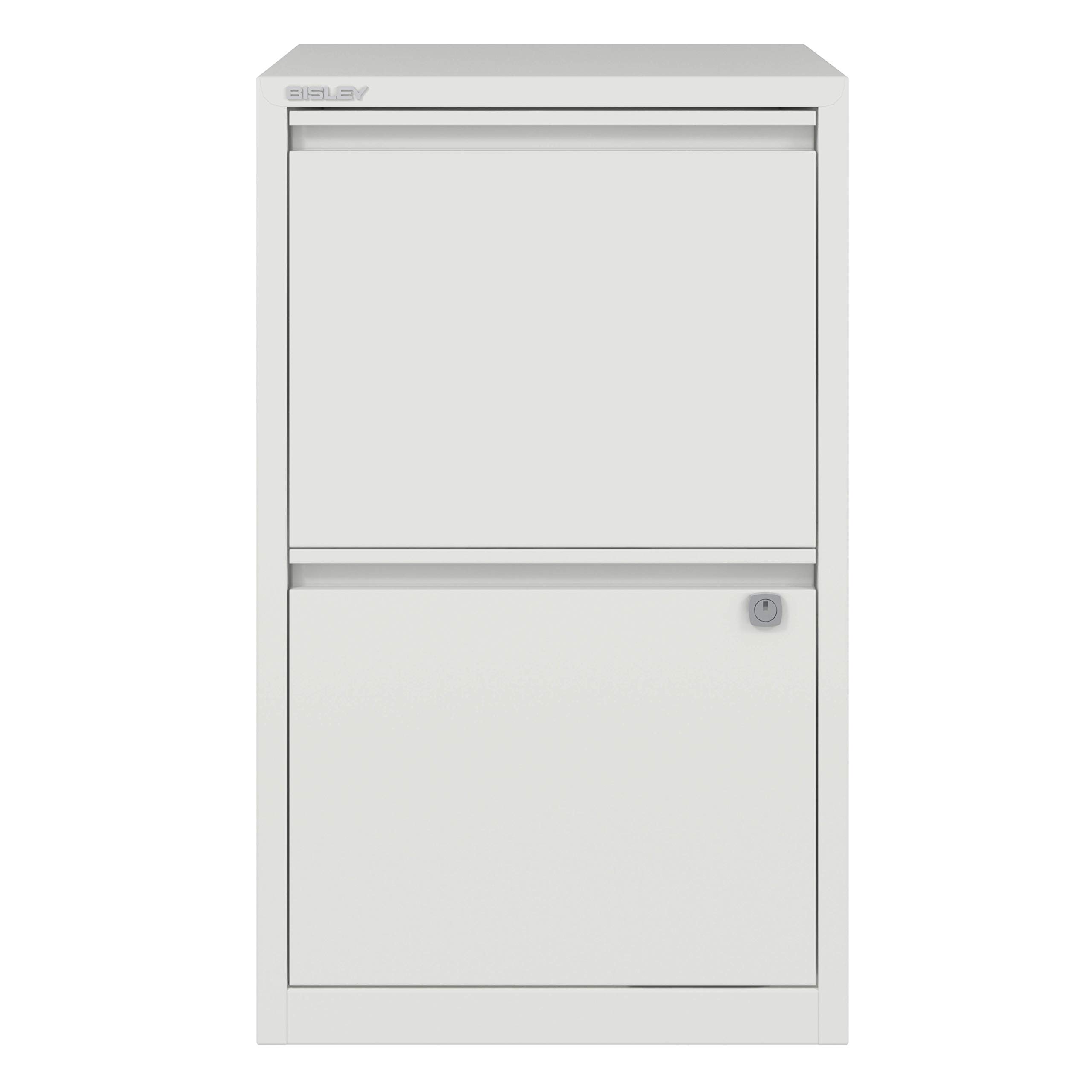 Bisley Filing Cabinet, Metal, Traffic White, One Size