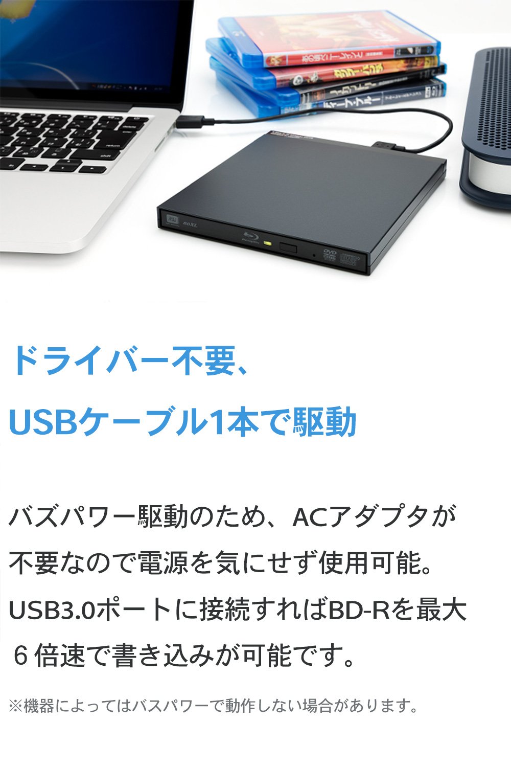 Amazon.co.jp: ロジテック ブルーレイドライブ 外付け ポータブル DVD