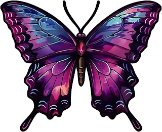 Large Metal Butterfly Wall Decor - 15.7" Outdoor Fence Wall Art Decor, Lifelike Sculpture Hanging Decoration for Yard Fence Garden Patio Balcony Home Office