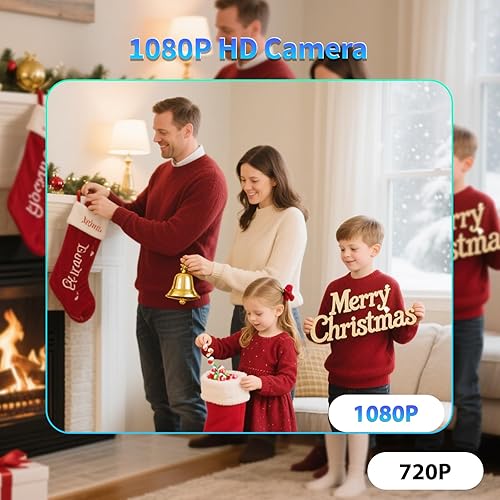 Miniatura 5 de Mini cámara inalámbrica WiFi para interiores, cámaras de seguridad para el hogar, cuerpo pequeño, cámara al aire libre, cámara de niñera, casa para