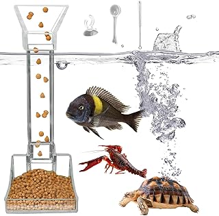 Aquário Alimentação Camarão, alimentação acrílico para aquário, Tubo alimentador camarão montado em acrílico transparente para peixes, camarões e outros animais aquáticos Adj