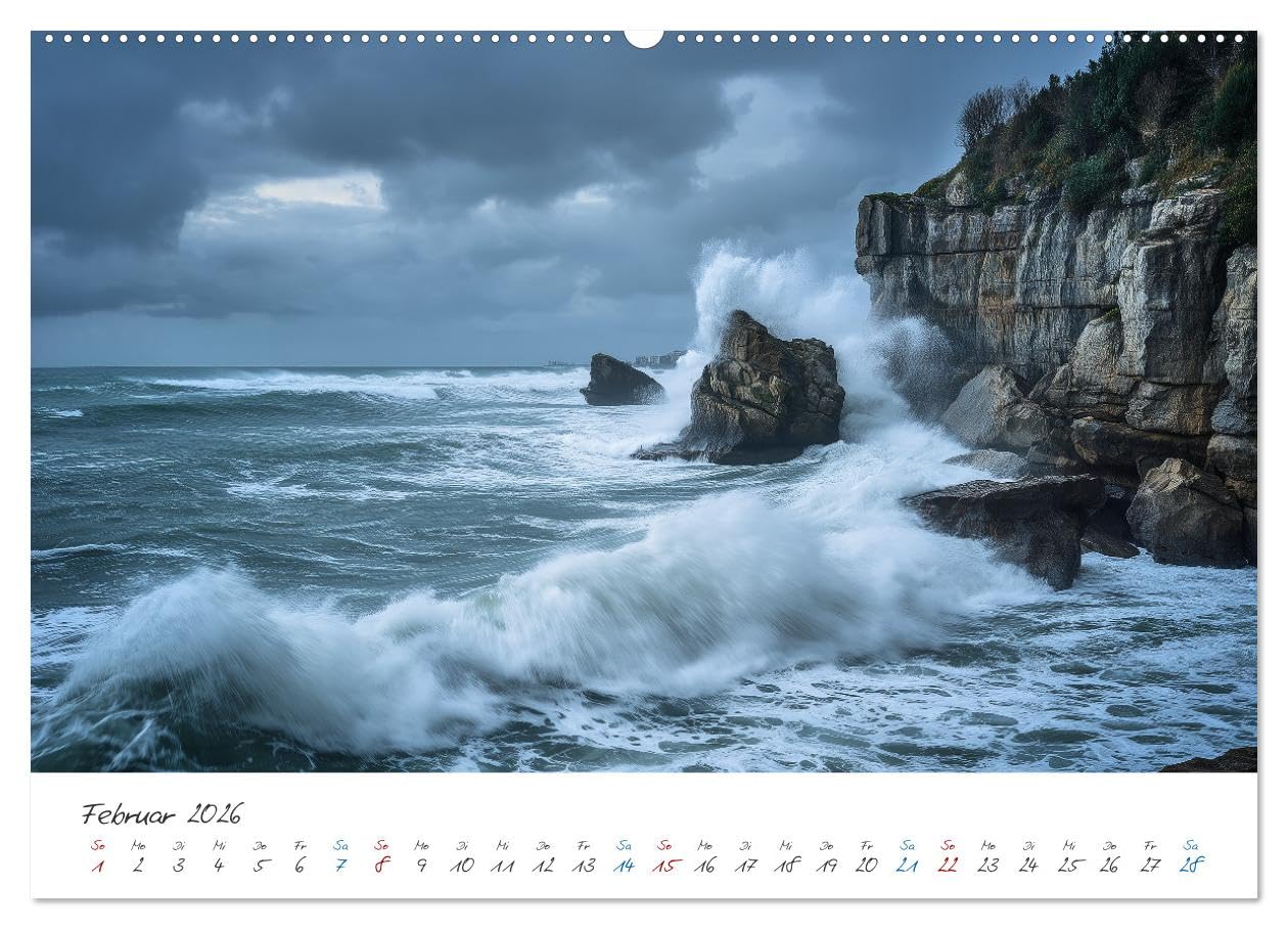 Naturgewalten und stille Wunder (hochwertiger Premium Wandkalender 2026 DIN A2 quer), Kunstdruck in Hochglanz: Atemberaubende Ki Bilder von Landschaften & Naturphänomenen weltweit. (CALVENDO Natur)