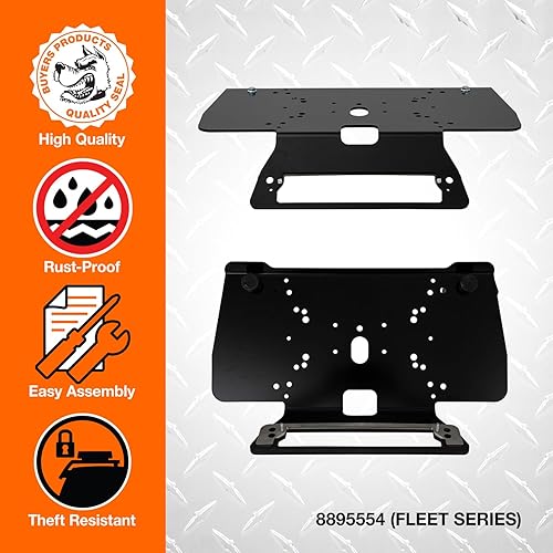 Vista 11 de Buyers Products 8895550 Fleet Series - Soporte de cabina para barra de luz sin taladro para Ford F-150 (2015+), Ford F-250 - F-550 (2017+)
