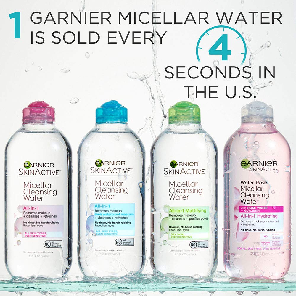 Buy Garnier Skinactive Micellar Cleansing Water For Waterproof Makeup 3 4 Ounce Online At Low Prices In India Amazon In