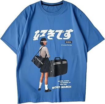 Oversized Graphic Tees for Women Y2k Men Streetwear Harajuku T-Shirts Vintage Tees