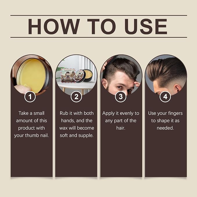 Cera Fijadora Fuerte para Hombre, Pasta de Estilo miniatura 5