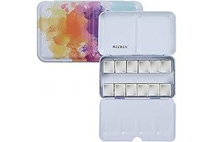 Portable MEEDEN Empty Watercolor Palette: A Pocket-Sized Art Companion