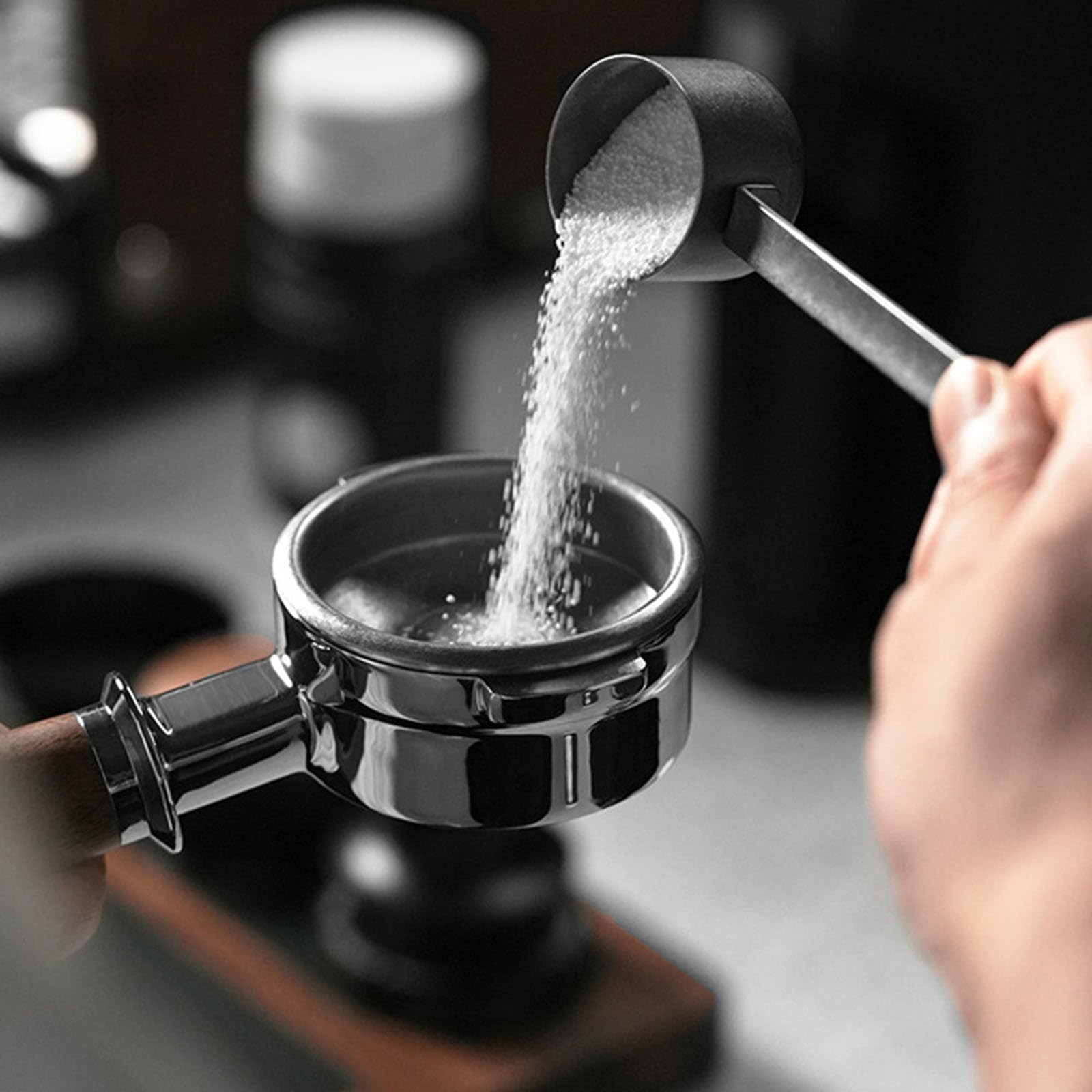 Générique Outil d ' Entretien de la Machine, Machine à Expresso Professionnelle, Bol de Poudre de Nettoyage et Brosse pour la Cuisine, Outil de Nettoyage, Fournitures de Nettoyage pour café